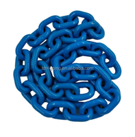Chaîne à maillons de haute résistance de grade 100 en acier allié traité thermiquement, oxyde bleu, chaîne soudée standard Luckall/ODM/OEM/LK