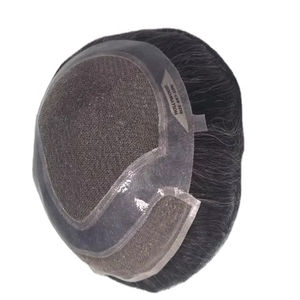 Taz Hair BD Prótesis Capilar de Cabello Humano Remy Indio con Onda Natural y Frente de Encaje, Calidad Premium - Product Image 1