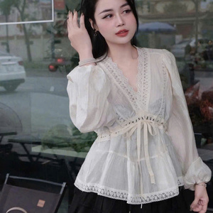 ชุดเซ็ตสองชิ้นผ้าฝ้ายทรงเข้ารูปสไตล์ลำลองสำหรับฤดูร้อน  ใส่สบายเป็นมิตรกับสิ่งแวดล้อม แฟชั่นธรรมชาติ ซักได้  รับสั่งทำตามแบบ - Product Image 3