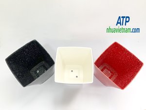 Grand Pot de plante carré jardinière en plastique Durable décoratif intérieur extérieur conteneur adapté aux plantes d'intérieur succulentes légumes - Product Image 4