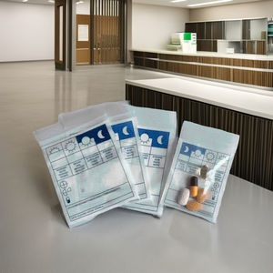 Custom Printed LDPE Pharmacy Medicine Zipper <b>Bag</b> for Prescription Dispensing and Secure Packaging in Hospital Clinics - Product Image 1