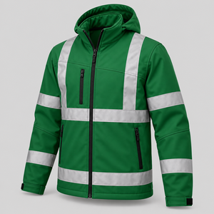 Vêtements de travail de sécurité à capuche personnalisés offrant une protection fiable, des coutures durables et des éléments réfléchissants pour la construction et l'entretien - Product Image 5