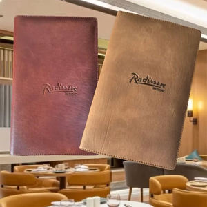 Nexgen Exports, Cubiertas de Menú de Cuero PU Hechas a Mano de Calidad Superior, Disponibles en Cantidades al por Mayor, Logotipo Personalizado OEM/ODM para Hoteles - Product Image 1