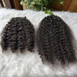 Paquetes rizados birmanos crudos de cabello humano sin procesar 100% al por mayor Vietnam Burmes - Product Image 3