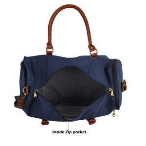 Elegant Leather Look Travel Duffle Bag with Durable Synthetic Material Adjustable Shoulder Strap Large Capacity Storage <b>Backpack</b> - Product Image 4