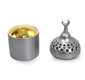 Ramadan Metal Bakhoor <b>Burner</b> Decorative Dome <b>Incense</b> Holder Arabic Charcoal <b>Burner</b> for Home Fragrance and Ramadan Decor - Product Image 2