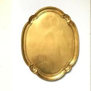 Plateau de service en laiton poli, plat décoratif brillant pour restaurants, hôtels, fêtes, mariages, banquets et dîners élégants à domicile - Product Image 6