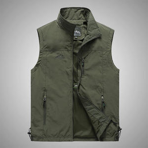 <b>Summer</b> Vest <b>for</b> <b>Men</b> Outdoor Casual Sleeveless <b>Jacket</b> with Zipper Closure Anti-Wrinkle <b>for</b> Photography Fishing <b>Jacket</b> - Product Image 5