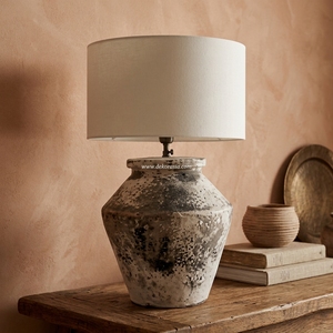 Vase en céramique rustique en terre cuite Baselamp 02, fait main, 33 cm, pour la décoration de la maison et des hôtels, vase de table, vente en gros - Product Image 2