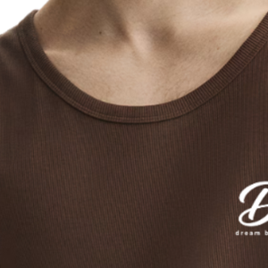 Camiseta sin mangas ajustada de canalé elástica, chaleco básico informal para entrenamiento, tela suave y transpirable, fabricante OEM ODM personalizado - Product Image 3