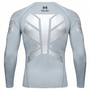 Ensemble de vêtements de sport unisexe à coupe ajustée, compression, pour la course à pied et l'entraînement, séchage rapide et respirant, MALUZA INDUSTRIES, survêtement - Product Image 2