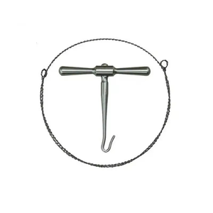 Juego de Herramientas de Corte Óseo Neuroquirúrgico de Acero Inoxidable Gigli Saw Wire Handle Set, Instrumentos Quirúrgicos Ortopédicos Reutilizables con Certificación CE - Product Image 6