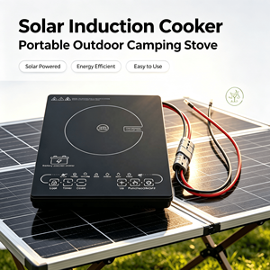 DC 24V 48v太阳能感应炉1500瓦嵌入式桌面设计内置于酒店室内/室外 - Product Image 5
