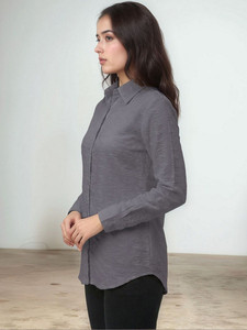 Nouvelle Robe Décontractée Mi-Longue à Manches Longues pour Femme, Modèle Été, Tricotée, Boutonnée, Respirante, Grande Taille, Idéale pour le Bureau - Product Image 2