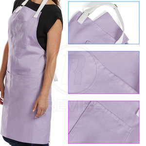 Soft Cotton <b>Kitchen</b> <b>Apron</b> Comfortable Cooking Baking Home <b>Kitchen</b> Daily Use Protection Wear <b>Kitchen</b> <b>Apron</b> - Product Image 3