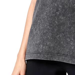 เสื้อยืดผู้ชายทรงสลิมฟิต ผ้าคอตตอน 100% แบบหนา คุณภาพส่งออก ผลิตตามสั่ง เป็นมิตรต่อสิ่งแวดล้อม แห้งเร็ว สไตล์วินเทจ สตรีทแวร์ ล้างสีแบบแอซิดวอช - Product Image 4