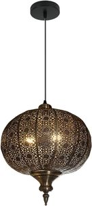 Fabricante confiable de elegantes lámparas colgantes de metal hechas a mano para la decoración del hogar, sala de estar y dormitorio con estilo. - Product Image 4