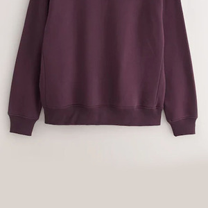 เสื้อสเวตเชิ้ตพรีเมียม ผ้าฝ้ายฟลีซ 100% สวมใส่สบาย แขนยาว อุ่นสำหรับฤดูหนาว คอกลม ทรงพอดีตัว ระบายอากาศได้ดี เป็นมิตรต่อสิ่งแวดล้อม - Product Image 5