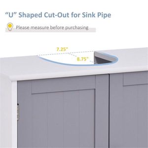 Armadietto per il bagno per l'organizzazione efficiente di lavandini e accessori - Product Image 5