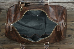 Bolsa de viaje para gimnasio joven Fábrica directa Lona de viaje de cuero Fin de semana GYM-0216 - Product Image 6