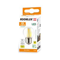 Ampoule LED à filament G45 P45 2W 4W 6W en verre, type Edison, CCT