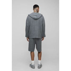 Ensemble de sweats à capuche pour hommes, qualité supérieure, couleurs personnalisées, logo, respirant, polyester/coton, style décontracté, dernier modèle - Product Image 2