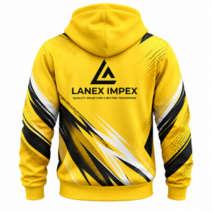 Sweat-shirts à capuche personnalisés en sublimation pour la vente en gros, avec motifs imprimés sur toute la surface, unisexes, à enfiler, vêtements avec logo personnalisé - Product Image 3