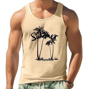 Camisetas de Tirantes Deportivas de Verano para Hombre, Ropa Deportiva Informal para Gimnasio, Fabricante OEM, Camisetas de Correr de Algodón Personalizadas al por Mayor - Product Image 1