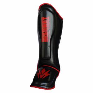 Protections de tibia en cuir synthétique de haute qualité pour hommes, coussinets de protection durables pour la boxe thaïlandaise, le kickboxing, le Muay Thai, vente en gros - Product Image 5