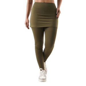 Leggings Skort Active pour femmes avec collants intégrés, tissu extensible respirant, coupe confortable pour l'entraînement, la marche et les loisirs sportifs - Product Image 4