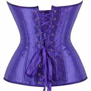 Corsets en cuir pour femmes, fabriqués au Pakistan, sexy, corset overbust avec bretelles en cuir - Product Image 2