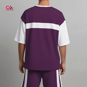 ชุดเสื้อยืดและกางเกงขาสั้นผู้ชายสไตล์ลำลองผ้าฝ้ายสีเทาล้วน ราคาประหยัด ระบายอากาศได้ดี เหมาะสำหรับฤดูร้อน ยี่ห้อ CARE MASTER - Product Image 6