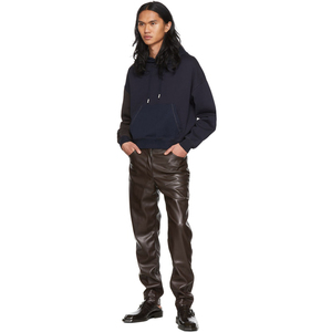 High Quality <b>Leather</b> Riding Apparel for <b>Men</b> Breathable Flexible Motorbike <b>Pant</b> with Safety Features Long Lasting Use All Seasons - Product Image 2
