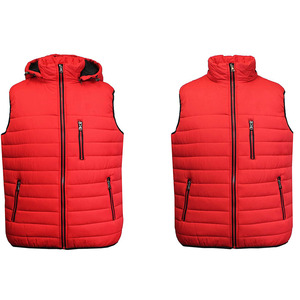 Vestes décontractées amples et tendance pour hommes, de haute qualité, chaudes, avec fermeture éclair, gilet amincissant pour hommes, gilet matelassé - Product Image 3