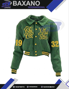 Chi Eta Phi Sorority Varsity <b>Jacket</b> Stylish Regular Stand Embroidered Logo Sorority Apparel CEPhi Sorority Custom Logo - Product Image 4