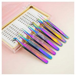 Japanese Stainless Steel Eyelash Extension Tweezer Boot <b>Lash</b> Tweezers Volume Fan Eyelash Technician Tools <b>Lash</b> Extension Tweezer - Product Image 1