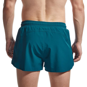 Men's Casual Eco-Friendly Jogging Shorts Spandex Cotton <b>Elastic</b> Waist Zipper Pockets Breathable Quick Dry Fabric OEM Service - Product Image 2