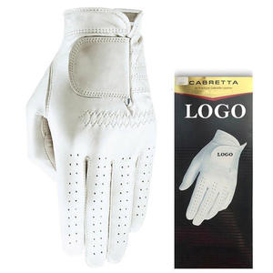Gants de golf en peau de mouton personnalisés de haute qualité avec logo, pour main gauche, respirants, anti-humidité, antidérapants, à doigts complets, pour le cyclisme et les activités de plein air - Product Image 2