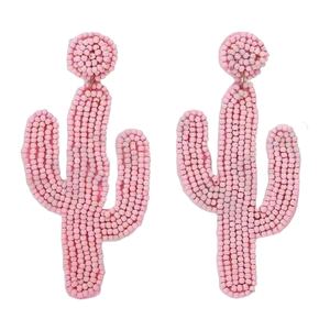 Coctus Pink Parties Pendientes colgantes de moda especial Nueva llegada Cuentas hechas a mano transfronterizas Lentejuelas dulces Creativo de moda - Product Image 1