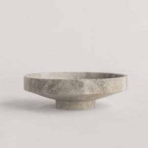 Elegant Handcrafted Travertine Bowl For Modern Home Decor <b>Coffee</b> <b>Table</b> Styling And Luxury Dining <b>Table</b> Decoration - Product Image 1