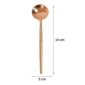 Juego de Cubiertos Minimalistas de Acero Inoxidable, Cuchara, Tenedor, Cuchillo y Palillos, 14 cm de Largo, Ecológicos, Aptos para Lavavajillas, Juego de 2 Piezas - Product Image 1