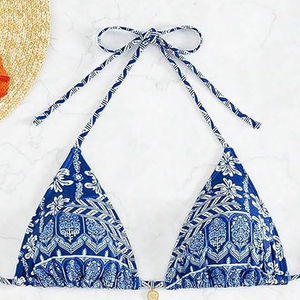 Conjunto de Bikini Personalizado para Mujer, Traje de Baño de Dos Piezas, Ropa de Playa, Logotipo Personalizado, Fabricante OEM ODM - Product Image 6