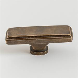 Poignée de porte en laiton antique de qualité supérieure, forme ronde solide, pour quincaillerie de porte intérieure et extérieure - Product Image 5