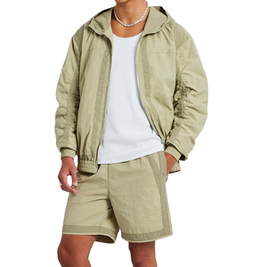 Custom Logo Print Outdoor Wear Men Two Piece Windbreaker <b>Shorts</b> <b>Sets</b> Sports Wear Windbreaker <b>shorts</b> <b>Set</b> for Men - Product Image 5