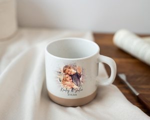 แก้วกาแฟเซรามิคพิมพ์ลายตามสั่ง KH-7201 จาก Khadim Handicrafts พร้อมพิมพ์ชื่อส่วนตัว พิมพ์ดิจิทัล ของชำร่วยงานแต่งงาน ของขวัญสำหรับบ้าน - Product Image 1