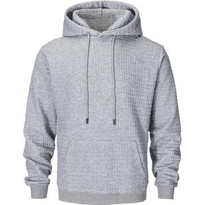 Sudadera con Capucha Gris Oscuro para Hombre, Invierno, Manga Larga, Casual, Talla Grande, Diseño de Bolsillo Personalizado, Logotipo en Color, 100% Algodón - Product Image 1