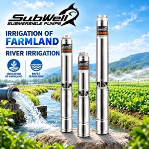 ปั๊มน้ำแบบจุ่มหลายระดับสแตนเลส SubWell ST-SERIES สำหรับการชลประทานในพื้นที่เกษตรกรรมและแม่น้ำ - Product Image 1