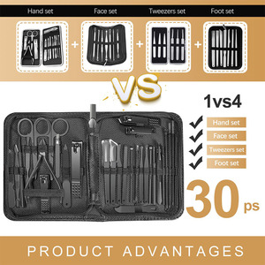 Multi Function Manicure Professional <b>Nail</b> Clipper Grooming <b>Set</b> Stainless Steel Manicure Kit Personal <b>Nail</b> Care & Grooming Tools - Product Image 5