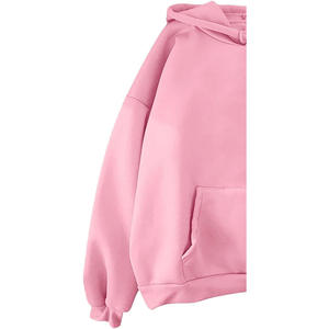 ชุดเดรสสเวตเชิ้ตผ้าฟลีซสำหรับผู้หญิงแบบสั่งทำพิเศษสำหรับฤดูหนาว ผ้าฝ้าย 100% ระบายอากาศได้ดี กันลม เป็นมิตรกับสิ่งแวดล้อม ทรงโอเวอร์ไซส์  แบบมีฮู้ด  ลายนูน - Product Image 6