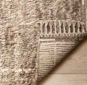 Alfombra Moderna de Felpa Suave, Diseño Geométrico Minimalista y Neutral, Alfombra Decorativa para Sala de Estar, Dormitorio y Hogar - Product Image 2